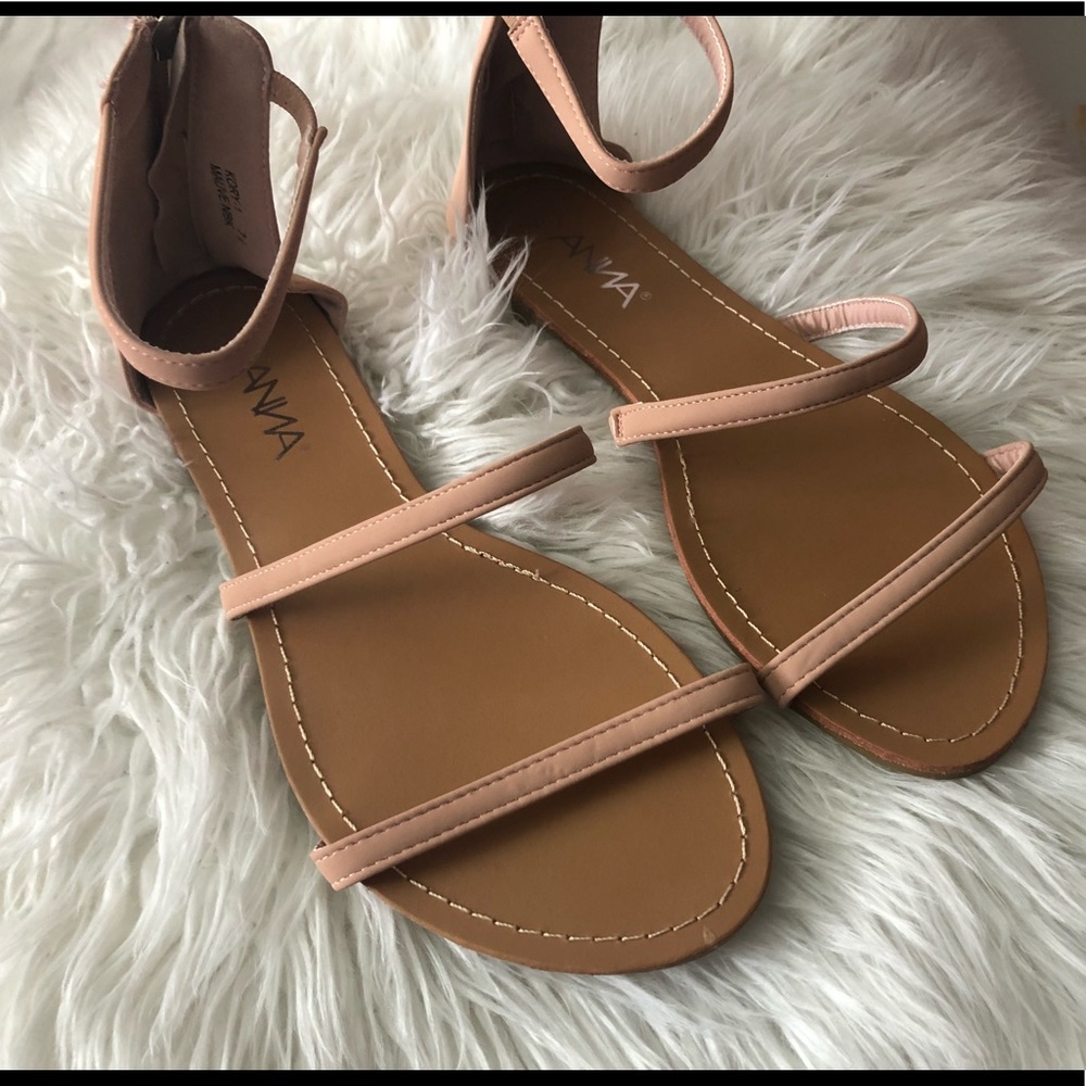 Pink strap sandals from lolashoetique